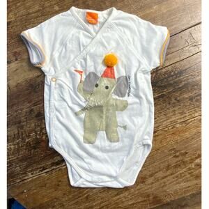 Jim Thompson Elephant party onsie 6-12mo‎
